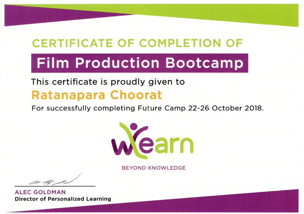 film productions bootcamp - ratanapara - goood